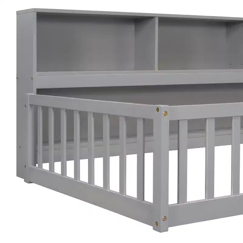 Cadre de lit jumeau MAYEERTY, pas besoin de sommier tapissier, design silencieux, métal robuste