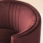 Lot de 2 chaises de salle à manger pivotantes à 360° modernes, chaises de salle à manger sans accoudoirs en velours avec dossier incurvé pour salle à manger ou salon - Panipeachy