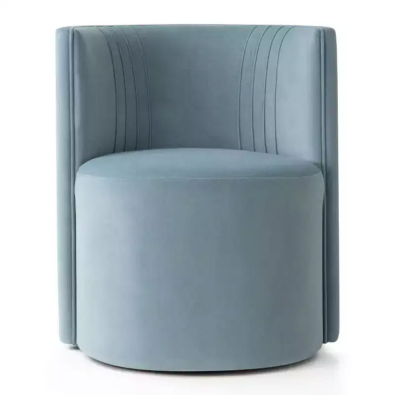 Lot de 2 chaises de salle à manger pivotantes à 360° modernes, chaises de salle à manger sans accoudoirs en velours avec dossier incurvé pour salle à manger ou salon - Panipeachy