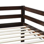MAYEERTY Lit Queen Size Rembourré Velours Support Lombaire Sans Bruit