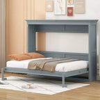 Lit escamotable double/complet – Se transforme en armoire, design compact – ModernLuxe