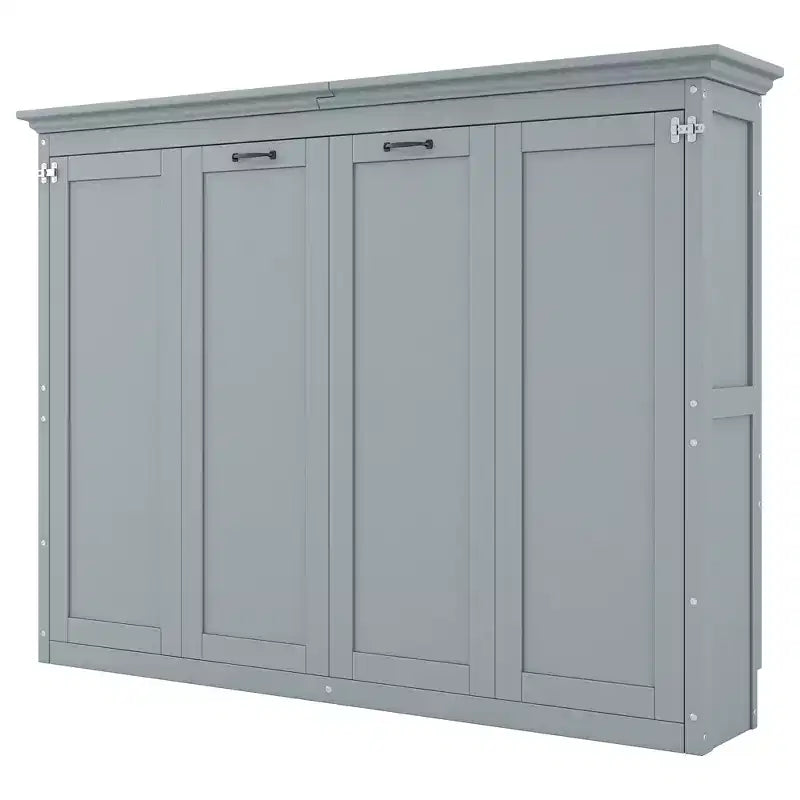 Lit escamotable double/complet – Se transforme en armoire, design compact – ModernLuxe