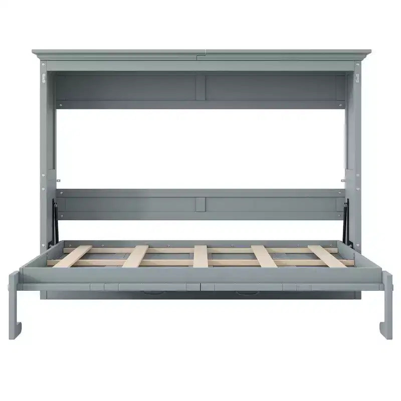 Lit escamotable double/complet – Se transforme en armoire, design compact – ModernLuxe