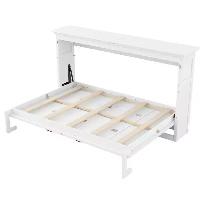 Lit escamotable double/complet – Se transforme en armoire, design compact – ModernLuxe