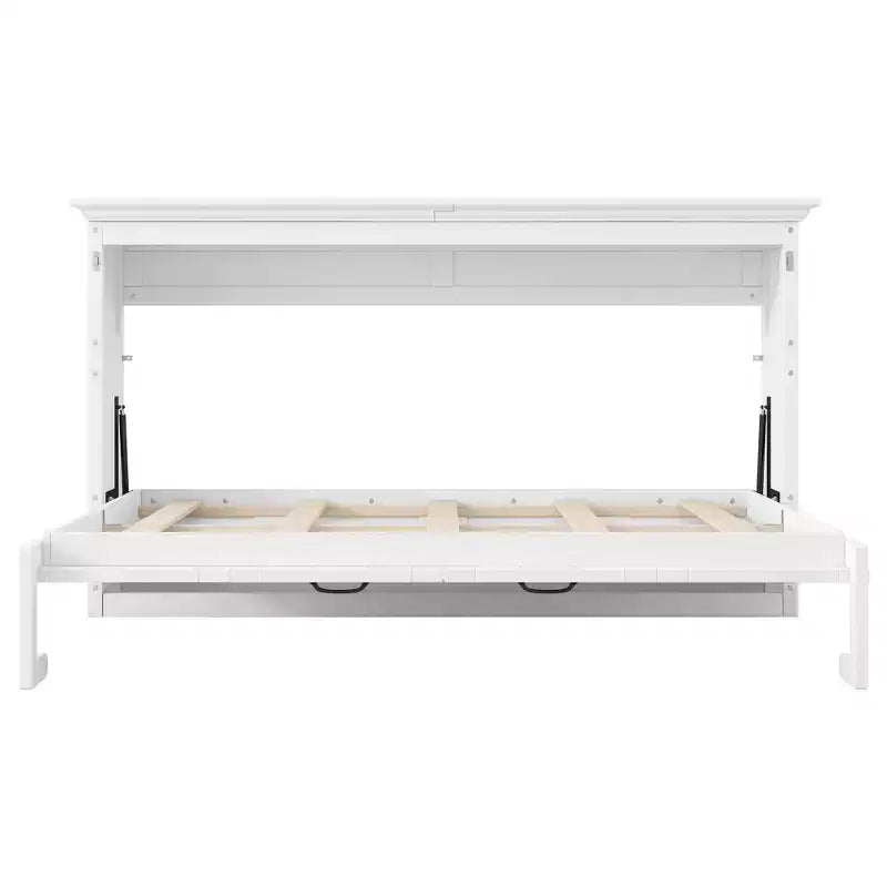 Lit escamotable double/complet – Se transforme en armoire, design compact – ModernLuxe