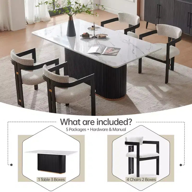 Table Basse Ronde en Faux Marbre Beige - Dessus en Pierre Frittée de 33 po et Base en Bois Massif, Table Basse de Style Moderne pour Salon - Morden Fort