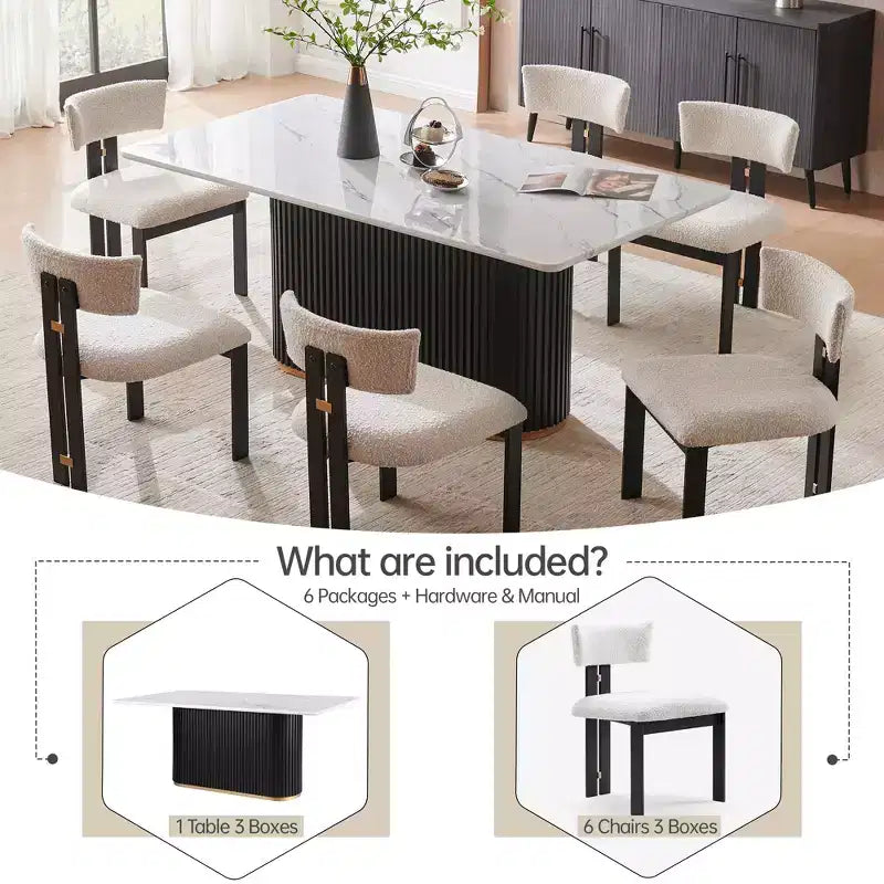 Table Basse Ronde en Faux Marbre Beige - Dessus en Pierre Frittée de 33 po et Base en Bois Massif, Table Basse de Style Moderne pour Salon - Morden Fort