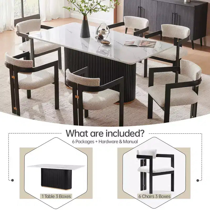 Table Basse Ronde en Faux Marbre Beige - Dessus en Pierre Frittée de 33 po et Base en Bois Massif, Table Basse de Style Moderne pour Salon - Morden Fort