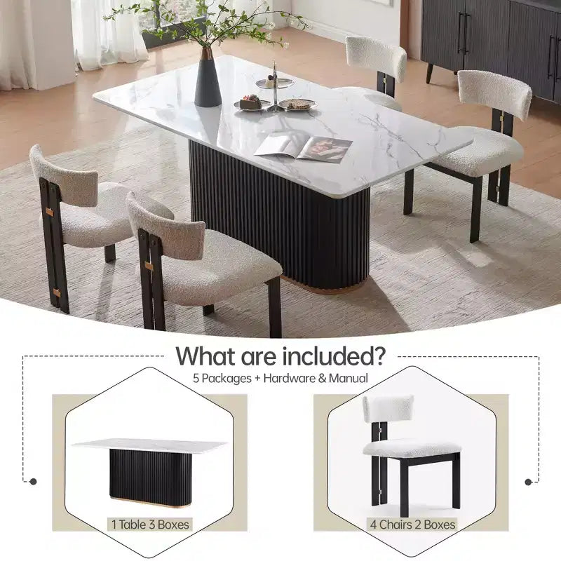 Table Basse Ronde en Faux Marbre Beige - Dessus en Pierre Frittée de 33 po et Base en Bois Massif, Table Basse de Style Moderne pour Salon - Morden Fort