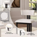 Table Basse Ronde en Faux Marbre Beige - Dessus en Pierre Frittée de 33 po et Base en Bois Massif, Table Basse de Style Moderne pour Salon - Morden Fort