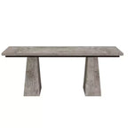 MAYEERTY 63 Table de salle à manger rustique, Table polyvalente robuste pour la maison et le bureau, Montage facile