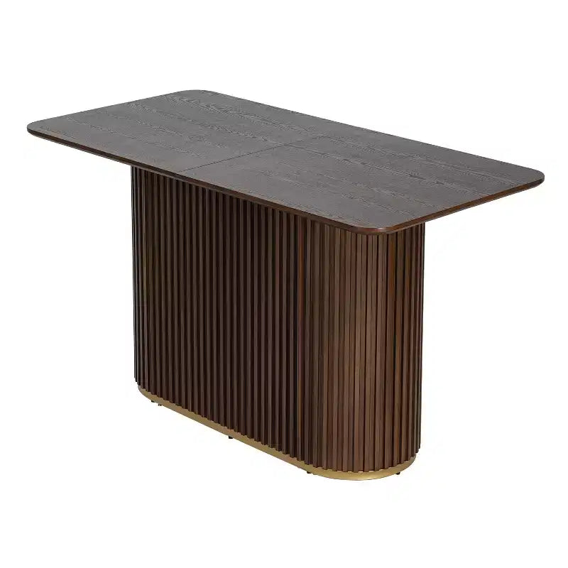 Ensemble de salle à manger moderne Christopher Knight Home Iwinie 5 pièces avec table piédestal en bois et tabourets de comptoir rembourrés en métal