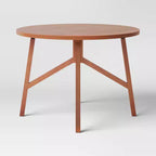 Table à manger ronde en bois 42 po à pieds croisés Clarksburg – Threshold