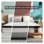 Matelas Hybride Respirant Serweet 20 cm - Compatible avec lit plate-forme, sommier tapissier ou base à lattes