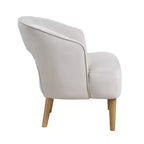 Fauteuil d'appoint contemporain en velours GDFStudio Bennett