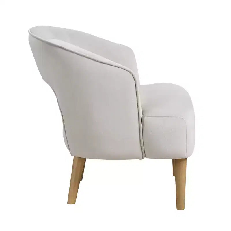 Fauteuil d'appoint contemporain en velours GDFStudio Bennett