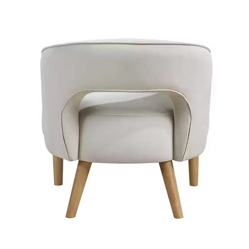 Fauteuil d'appoint contemporain en velours GDFStudio Bennett