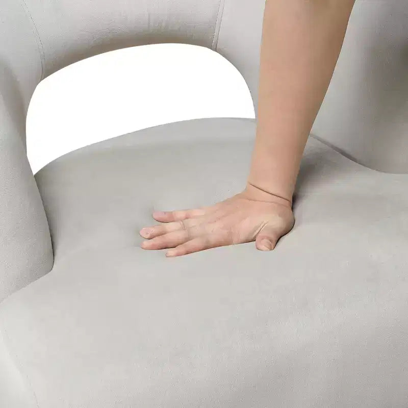 Fauteuil d'appoint contemporain en velours GDFStudio Bennett