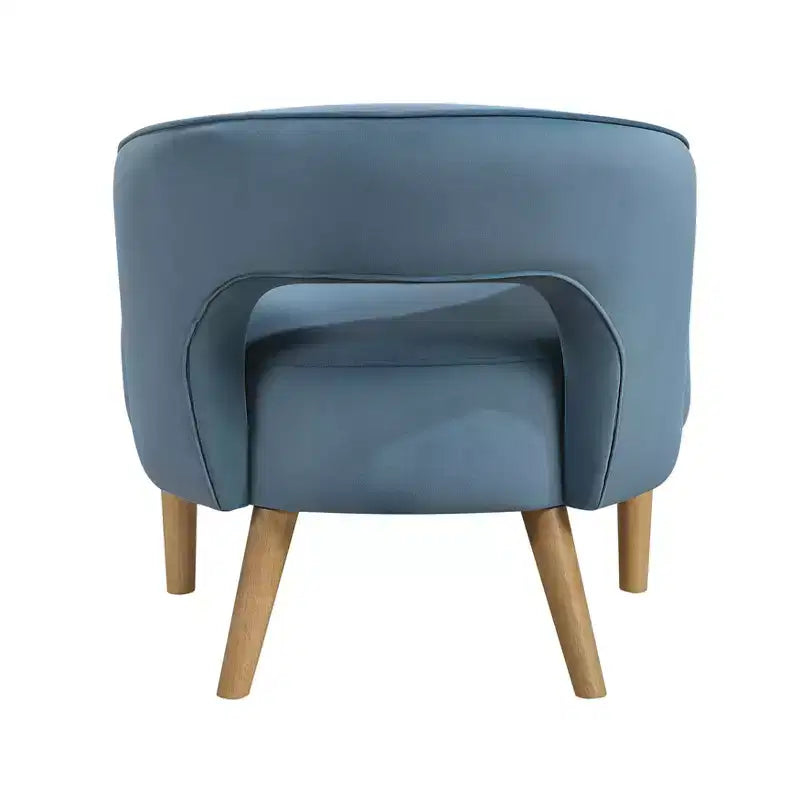 Fauteuil d'appoint contemporain en velours GDFStudio Bennett