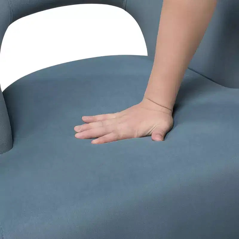 Fauteuil d'appoint contemporain en velours GDFStudio Bennett