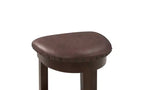 Ensemble de bar 4 pièces avec 3 tabourets rembourrés en PU, table de salle à manger hauteur comptoir, ensemble petit-déjeuner peu encombrant pour cuisine, salle à manger, expresso