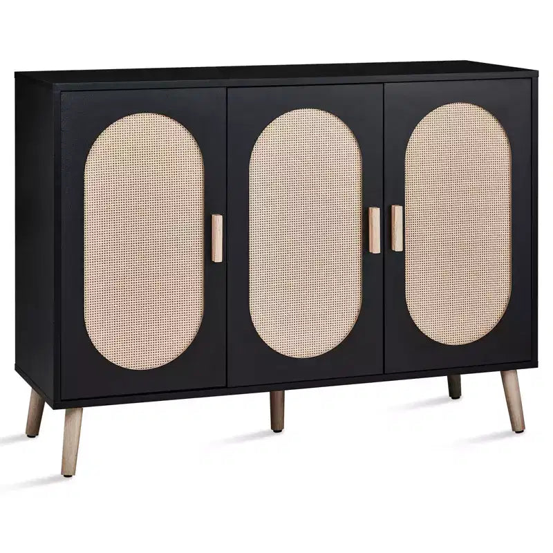 Meuble à chaussures Karl Home moderne en rotin pour 24 paires