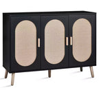 Meuble à chaussures Karl Home moderne en rotin pour 24 paires