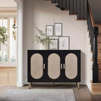 Meuble à chaussures Karl Home moderne en rotin pour 24 paires