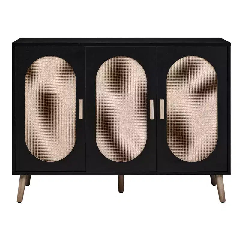 Meuble à chaussures Karl Home moderne en rotin pour 24 paires