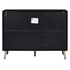 Meuble à chaussures Karl Home moderne en rotin pour 24 paires