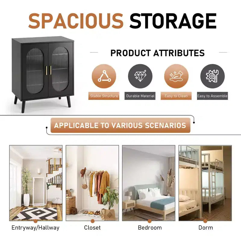 Meuble à chaussures surélevé avec panneau solaire et 2 portes Karl Home, LED 7 couleurs USB, 4 niveaux, 68 cm (L)