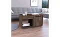 Crafted for both style and function, this Velvet Coffee Table, One Open Shelf, Single Door Cabinet is a compact bedside table that helps keep.