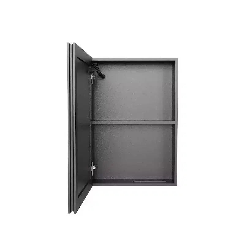 Armoire à pharmacie de salle de bain murale Zeus & Ruta 16x22 avec miroir, lumière blanche unicolore et anti-buée, étagères de rangement
