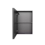 Armoire à pharmacie de salle de bain murale Zeus & Ruta 16x22 avec miroir, lumière blanche unicolore et anti-buée, étagères de rangement