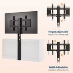 Meuble TV avec support pour téléviseur de 55 pouces, commode à 9 tiroirs, centre de divertissement avec rangement, meuble console média moderne en bois pour salon et chambre