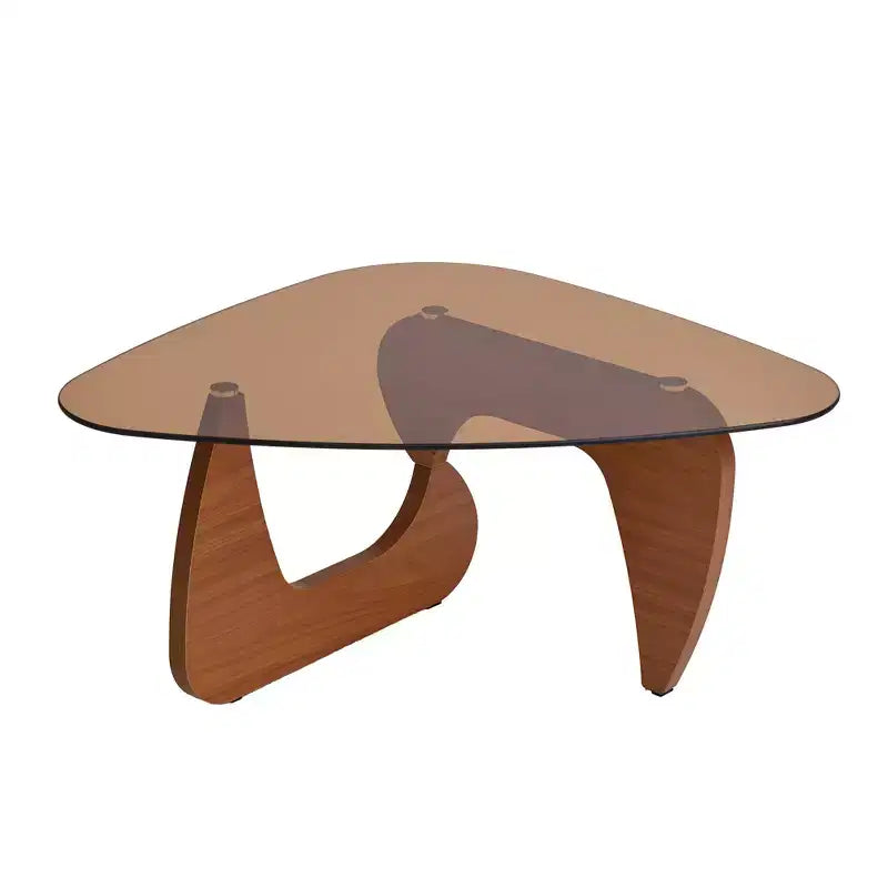Jolie petite marque de jouets Table basse d'appoint Century Modern en bois, petite table basse de style ferme pour le salon, marron
