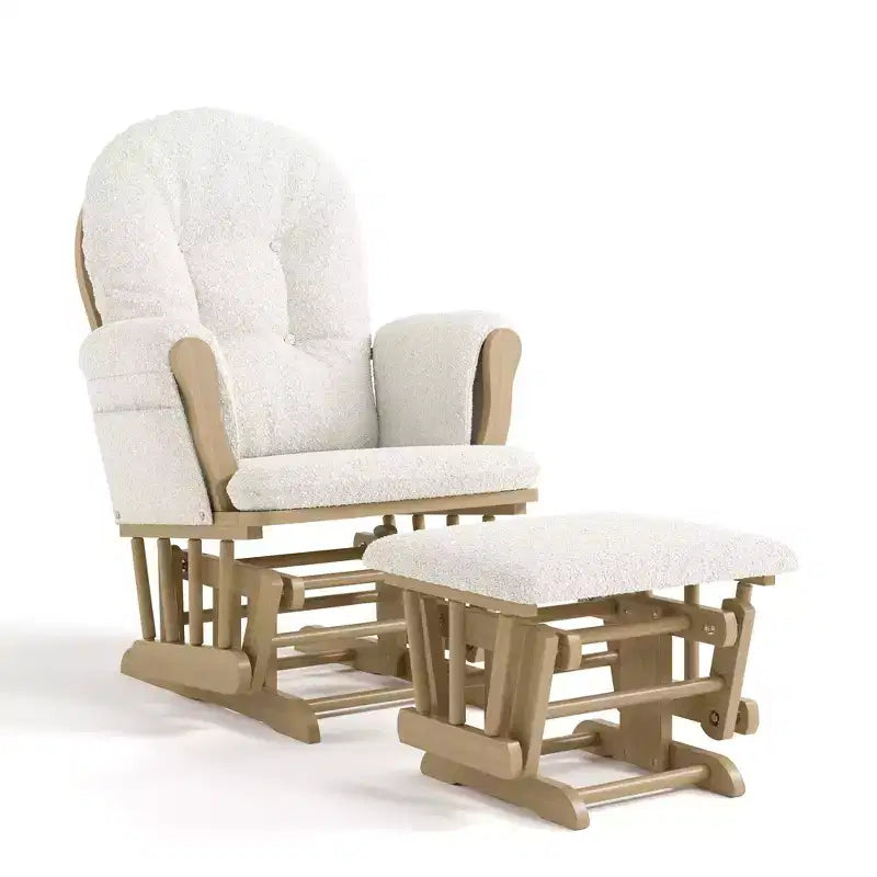 Storkcraft Premium Hoop Glider & Ottoman