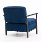 Fauteuil d'appoint rembourré GDFStudio Joule de style moderne du milieu du siècle avec siège de rangement et oreiller