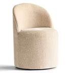 Fauteuil d'appoint pivotant moderne en chenille avec roulettes, fauteuil roulant sans accoudoirs pour salon, chambre ou bureau à domicile - Panipeachy