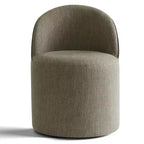 Fauteuil d'appoint pivotant moderne en chenille avec roulettes, fauteuil roulant sans accoudoirs pour salon, chambre ou bureau à domicile - Panipeachy