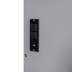 Lit escamotable Queen Size, Lit mural pliant avec prises électriques et ports USB pour chambre à coucher, petits appartements, gain de place - ModernLuxe