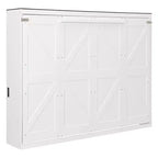 Lit escamotable Queen Size, Lit mural pliant avec prises électriques et ports USB pour chambre à coucher, petits appartements, gain de place - ModernLuxe