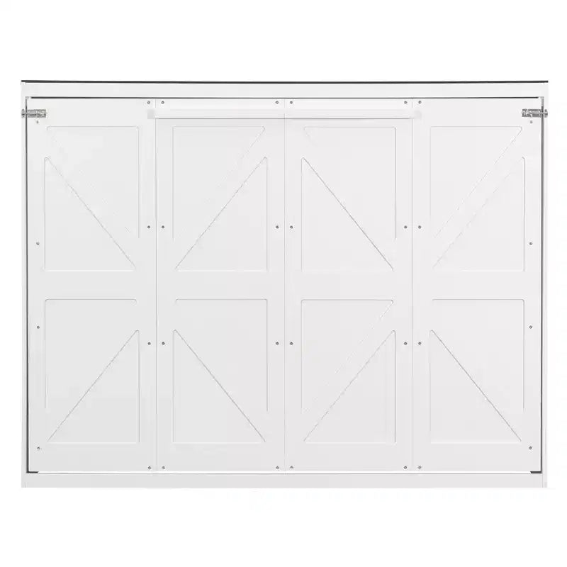 Lit escamotable Queen Size, Lit mural pliant avec prises électriques et ports USB pour chambre à coucher, petits appartements, gain de place - ModernLuxe