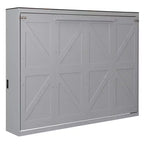 Lit escamotable Queen Size, Lit mural pliant avec prises électriques et ports USB pour chambre à coucher, petits appartements, gain de place - ModernLuxe