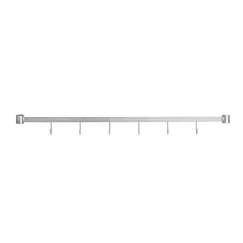 Design Ideas MeshWorks Étagère de rangement utilitaire en métal avec plateau en bois pour garage et cuisine, 89,9 x 44,9 x 160 cm, Blanc