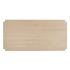 Design Ideas MeshWorks Étagère de rangement utilitaire en métal avec plateau en bois pour garage et cuisine, 89,9 x 44,9 x 160 cm, Blanc