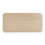 Design Ideas MeshWorks Étagère de rangement utilitaire en métal avec plateau en bois pour garage et cuisine, 89,9 x 44,9 x 160 cm, Blanc