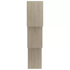 vidaXL Étagère murale en bois d'ingénierie chêne Sonoma 68 cm x 68 cm