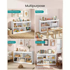 Étagère de rangement pour jouets pour enfants SONGMICS, étagère Montessori avec 5 compartiments ouverts, pour chambre d'enfant, salle de jeux, 30 x 112,2 x 65 cm