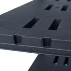 vidaXL Étagères de rangement 2 pcs Noir 220 kg 90x40x138 cm Plastique